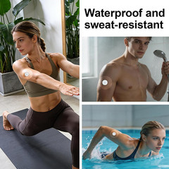 55 Pack Freestyle Sensor Covers for Libre 2/3/Plus, Waterproof Adhesive Patches,