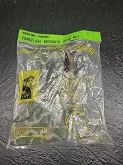 Vintage Deadstock NOS CAMOUFLAGE MOSQUITO HEAD NET STYLE No. 118 Made In Japan