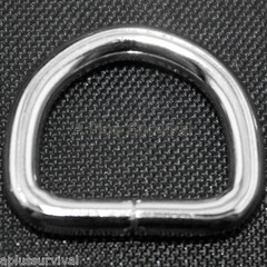10 Pack Metal 3/8″ D-Ring Paracord Bracelets Dog Pet Collars Leashes Survival