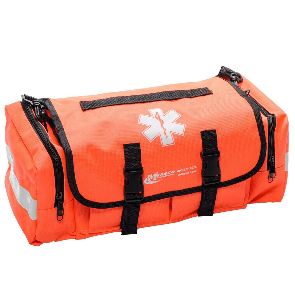 Emergency Survival Bug Out Bag orange EMT bag reflective FIRST AID PREPPER EMT