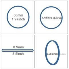 AMUU Rubber Bands 500pcs size 19#19 rubber band Blue,yellow,red,green