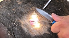 Southwest Survival- Combo Kit – (28) Fire Plugs 🔥 & Ferro Rod- 5+min Burn time