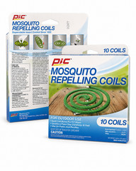 PIC Mosquito Repelling Coils 10 Coils Outdoor Patio Porch Mosquito Control
