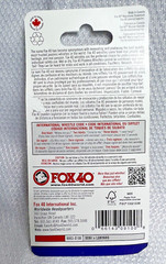 Lot of 3 – Fox 40 Mini Whistle & Lanyard Sets – 109 dB – Red Lifeguard Safety