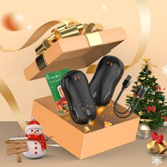 Hand Warmers Rechargeable 2 Pack,Upgraded Electric Portable Hand Warmers 6000mAh