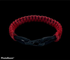 Handmade Mini Cobra Paracord Bracelet With Mini Snap Hook Clasp