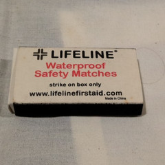 Lifeline Waterproof Matches, Emergency Safety Fire Starter