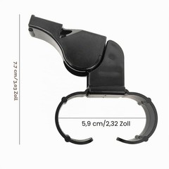 2 Pack Classic Finger Grip Referee Whistle, Plastic Whistles, Referee…