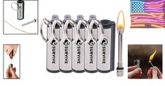 Permanent Match Pack of 5, The Forever Lighter, Emergency Fire Starter .