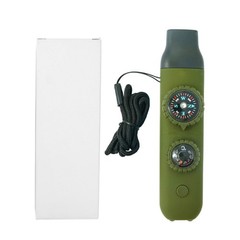 Camping Navigation Tool Built-in Whistle LED Navigation Light Thermometer