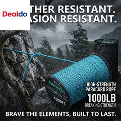 Paracord 1000Lb | 1000 250 100 50Ft Paracord