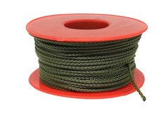 Hoochie Cord 50mt 2mm Green Army Military Survival Para Hootchie Rope Aust Made