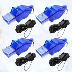 4 Set Sports Whistle Lanyard Practice Whistles Rope Referee Child Dedicated