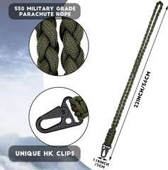 Paracord Lanyard Heavy Duty Hunting And Tactical Lanyard Braided 550 Paracord