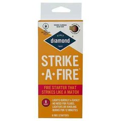 3X Diamond Strike-A-Fire 8 Per Pack Total Of 24 Fire Starters