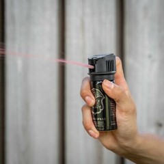 Police Magnum pepper spray 2 ounce Flip Top Fogger Personal Defense Security