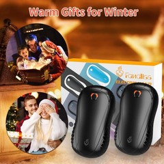 2 Pack Rechargeable Hand Warmers USB Electric Hand Warmer 3 Heat Setting Outdoor