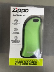 Zippo Green Heatbank 9s Rechargeable Hand Warmer