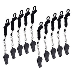 10Pcs Lightweight Plastic Emergency Whistles for Kids Multipurpose Survival Use