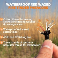 Fire Starter (2 Packs), All-Weather Magnesium Ferro Rod for Camping and Hikin…