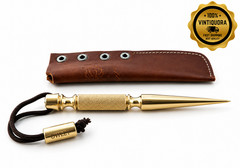 Premium Solid Brass Rope Splicing Tool | Handmade | Marine & Outdoor EDC