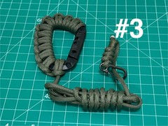 Sparrow’s Design/Paracord Carabiner Wrap Lanyard With Rope Carry Coils
