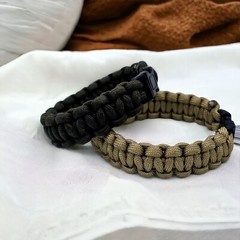 Paracord Bracelets Army Green Khaki Survival Jewelry Unisex