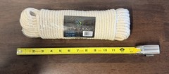 Tytan SC8100UPZ Cotton Cord Sash Paracord 1/4” x 100′ Natural Finish
