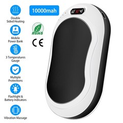 10000mah Standard Pocket Hand Warmers Rechargeable USB Handwarmer/Power Bank US