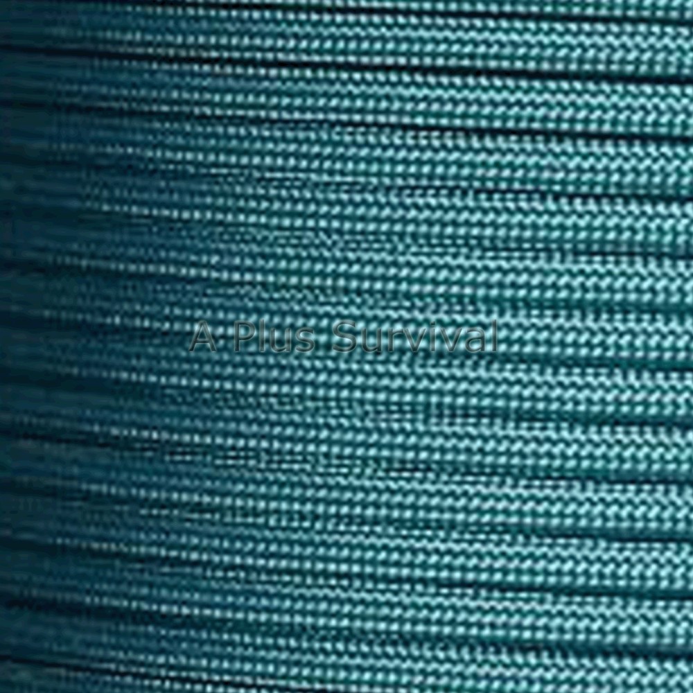Teal Blue Green Paracord 1000 Foot 550lb Bracelet Camping Survival Kit Rope Cord