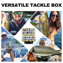 GOTOUR Fishing Lures D-265 pcs Tackle Kit, Pro Kit