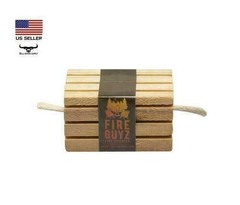 8 pack Fire Guyz Fire Starter Campfire Fireplace Cooking All Natural Survival
