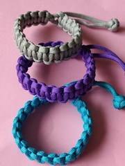 3 PACK HANDMADE MAD MAX FURY ROAD STYLE PARACORD BRACELET CHOOSE YOUR COLORS