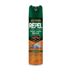 (4 pack) Repel Sportsmen Max Formula Insect Repellent Aerosol Spray 8.125 Ounces