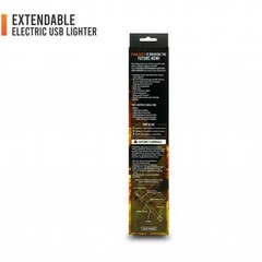 Pyro Putty Extendable USB Rechargeable ARC Lighter, For Wood Stoves & Fireplaces