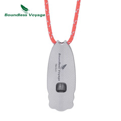 Titanium Survival Whistle Compact Emergency Safety Whistle Rust-Proof Whistles f