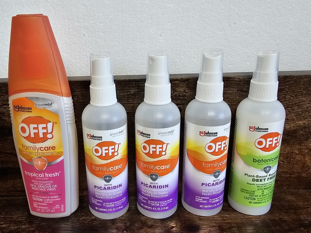 3 Off! Family Care No Oil Insect Repellent Bug Spray Picaridin 4 Fl Oz 02/2025..