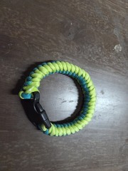 Paracord Bracelet Green, Blue