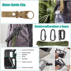 20 in 1 Survival Kit for Men Emergency & Outdoor Camping Gear, Compact Survi…