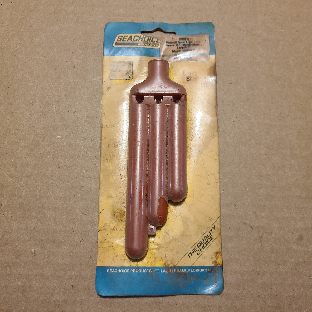 Vintage Seachoice Tri-Tone Marine Whistle, Plastic, NOS