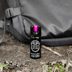 Police Magnum pepper spray defense 2oz pink jogger runner safety gear for women