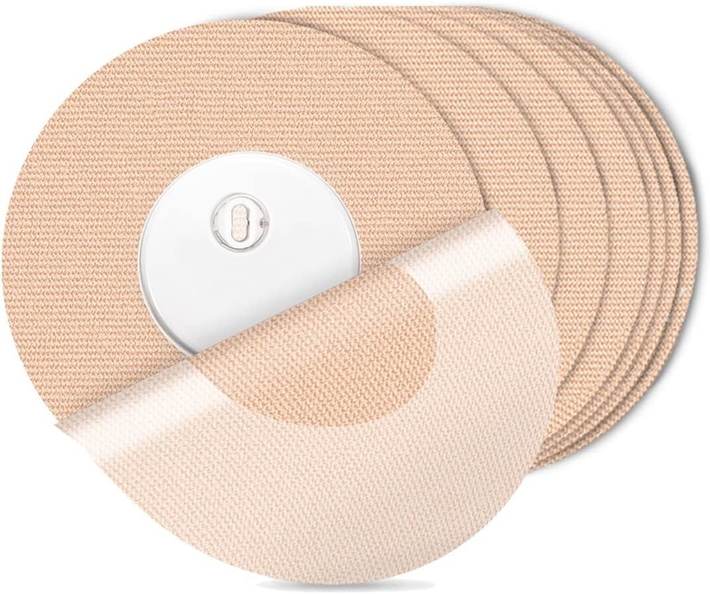 25-Pack Skin-Like Cotton Patches for Libre 3 – Sport-Friendly & Protective