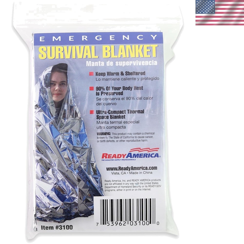 Compact 3100 Emergency Blanket – Essential Space Blanket for Hiking & Camping