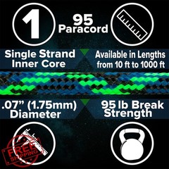 Paracord Planet Type 95 Paracord Nylon Crafting Cord
