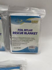 PrimaCare Foil Mylar Rescue Blanket Lot of 5