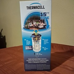 Thermacell Mosquito Repellent Outdoor 15ft Zone Scent Free No Spray 24 Hours