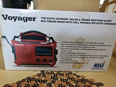 Red Kaito KA500 Voyager Solar Crank Battery Survival Radio AM FM Shortwave NEW