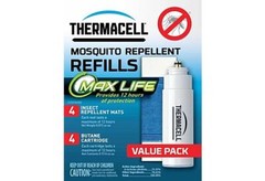 Thermacell Refill Max Life 48 Hours W/max Life Mat Oderless L4