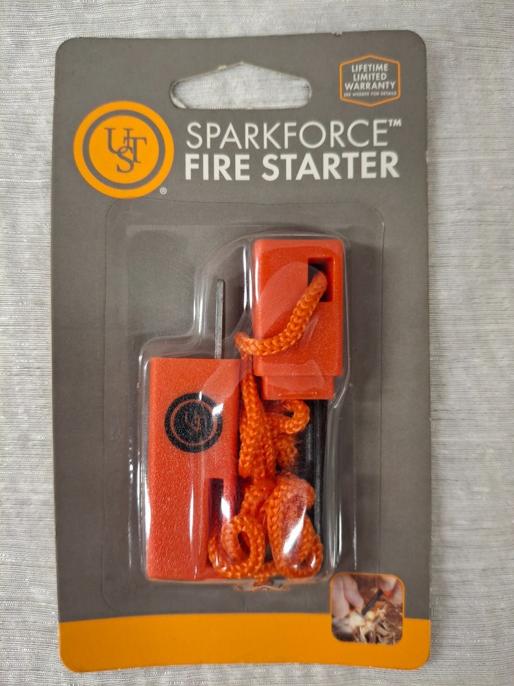 NIP SparkForce Fire Starter with Durable Construction and Lanyard for Camping