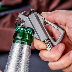 2 Pack Permanent Match Lighter with Multitool Keychain for Outdoor Survival